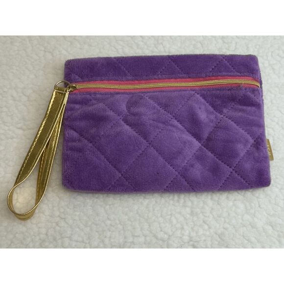 IPSY‎ November 2023 Glam Makeup Bag THE GLAMMEST SHOW ON EARTH Purple Velvet - Picture 1 of 3